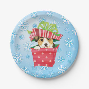 Prato De Papel Pembroke de Natal Welsh Corgi