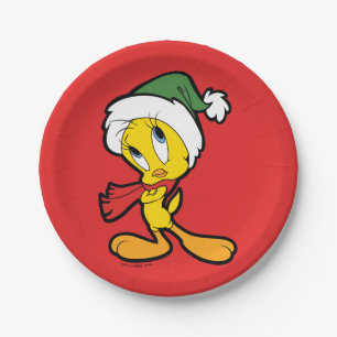 Prato De Papel Pensamentos de Natal TWEETY™