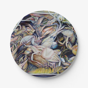 Prato De Papel Pense fora da caixa