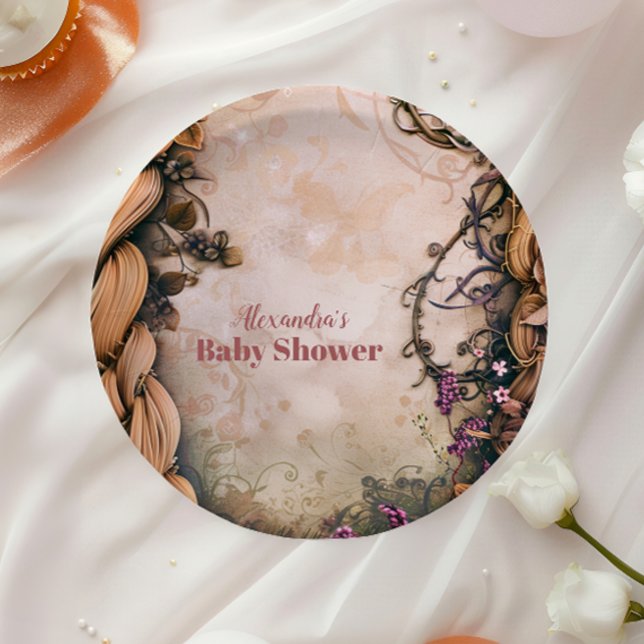 Prato De Papel Pequena Princesa Fairytale (Criador carregado)