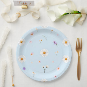 Prato De Papel Pequenas Florações Lilás