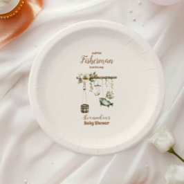 Prato De Papel Pequeno Chá de fraldas de Pesca ao ar livre