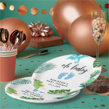 Pequeno Chá de fraldas Dino Bonito