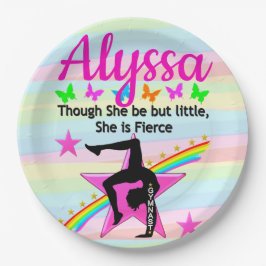 PRATO DE PAPEL PEQUENO MAS FOGO GINÁSTICO DESIGN