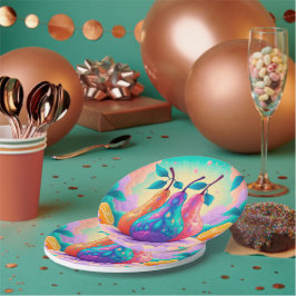 Prato De Papel pera colorida