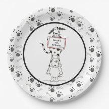 Personalised Cute Dog Acrobats Birthday
