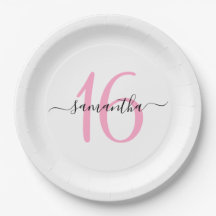 Personalizado Rosa Doce 16