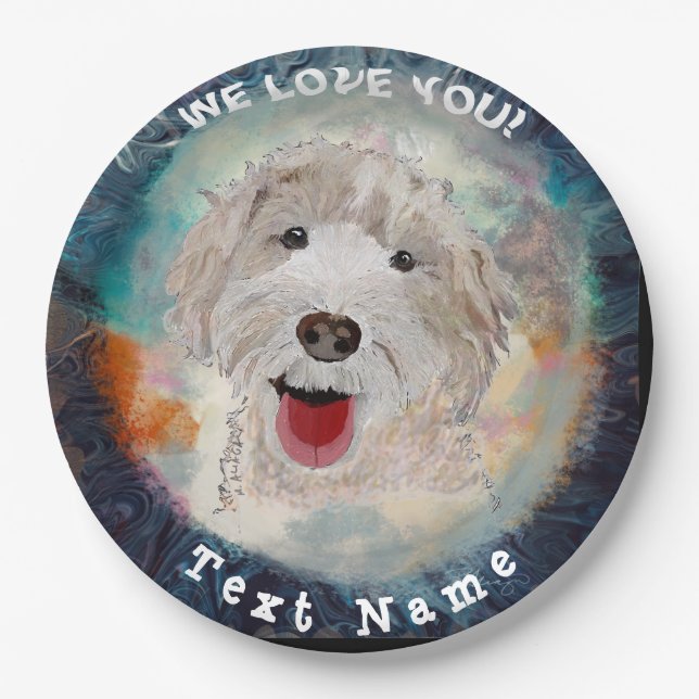 Prato De Papel Personalizar com a Foto (Frente)