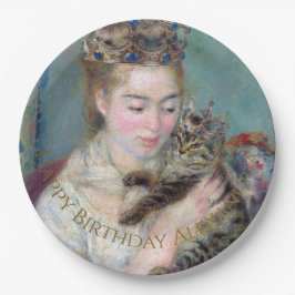 Prato De Papel PERSONALIZE O Parabéns príncipe e eu