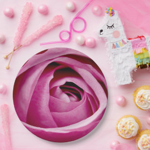 Prato De Papel Petais internas da Rosa Bud