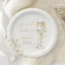 Prato De Papel Pétalas e Prosecco Flores Silvestres Despedida de 