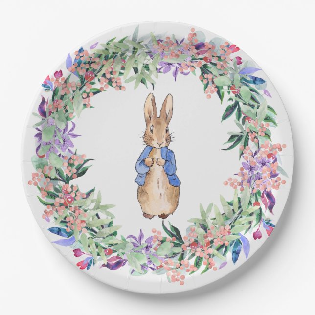 Prato De Papel Peter, a coroa aquática do Coelho (Frente)