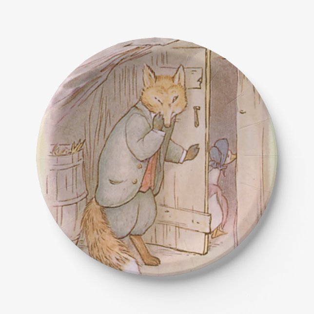 Prato De Papel Peter Rabbit Jemina Puddle Paper Plates (Frente)