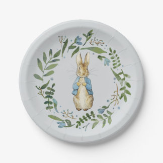 Prato De Papel Peter Rabbit Party Plate
