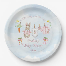 Prato De Papel Peter the Rabbit Girl Clothesline Baby Shower