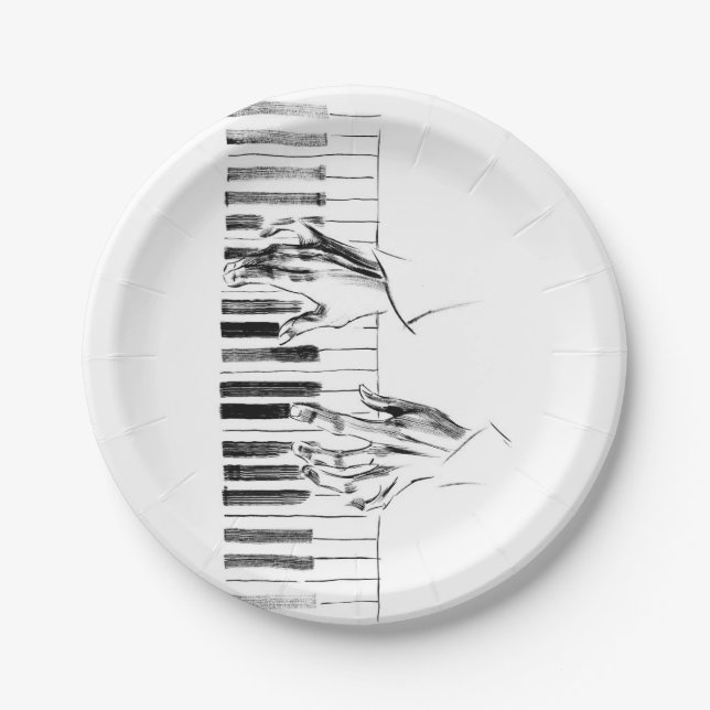 Prato De Papel Piano (Frente)