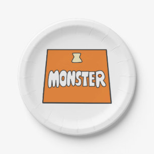 Prato De Papel Pikamee Costume, monstro