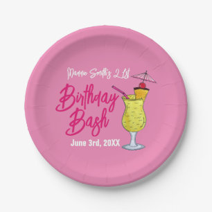 Prato De Papel Piña Colada Puerto Rican Pineapple Cocktail Party