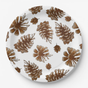 Prato De Papel Pinecone Russo