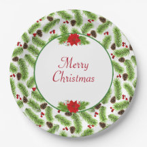 Pinhas de Natal Personalizadas & Bagas Vermelhas