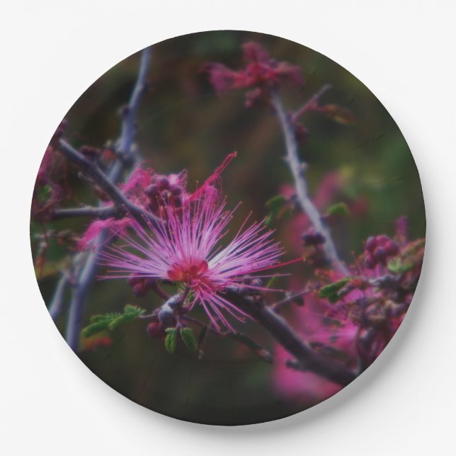 Prato De Papel Pink Fairy Duster (Frente)