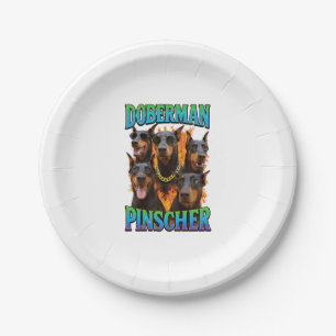 Prato De Papel Pinscher Dobermann