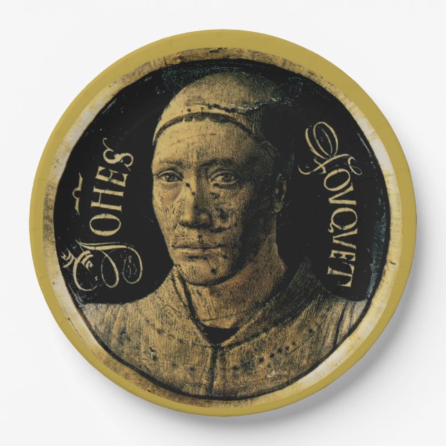 Prato De Papel Pintor francês Jean Fouquet (Frente)