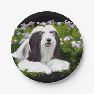 Prato De Papel Pintura Collie com Manteiga - Arte Cachorra Origin