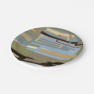 Prato De Papel Pintura da expressão livre moderna de Norman Wyatt