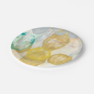 Prato De Papel Pintura de Abstrato moderno em Newsprint