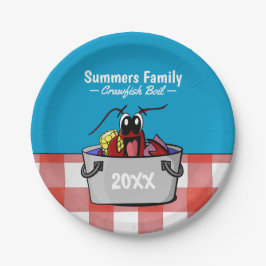 Prato De Papel Piquenique anual do Partido da Família Boil