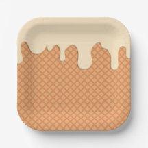 Pista de papel impresso do sorvete