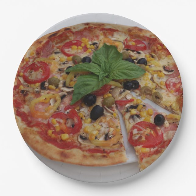 Prato De Papel Pizza (Frente)