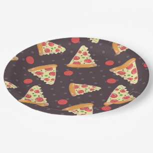 Prato De Papel Pizza - Chapas de papel