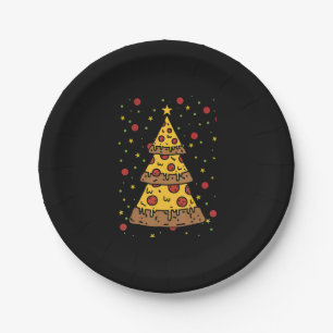 Prato De Papel pizza de natal luzes xmas homens rapazes