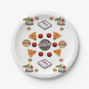 Prato De Papel Pizza de Papel