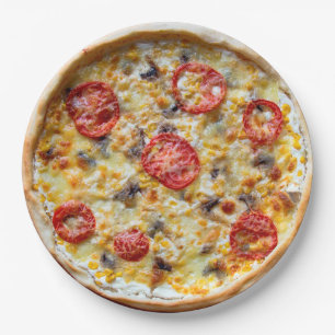 Prato De Papel Pizza de Papel para Pizza
