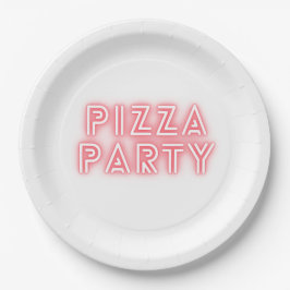 Prato De Papel Pizza Party