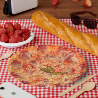 Prato De Papel Pizza Plate