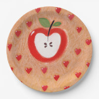 Placa da torta de Apple