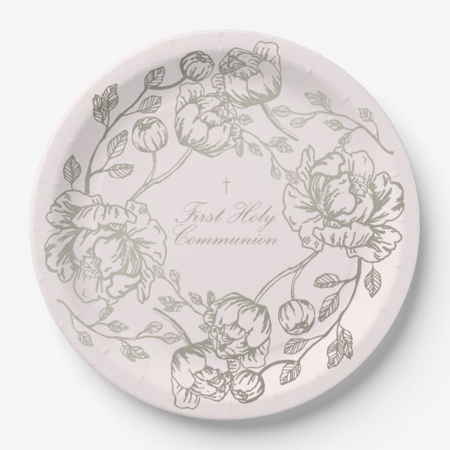 Prato De Papel Placa de comunicação (Frente)