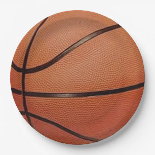 Prato De Papel Placa de Design de basquete