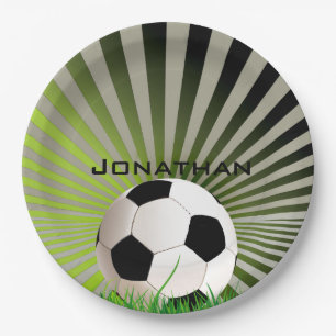 Prato De Papel Placa de Design de papel para futebol