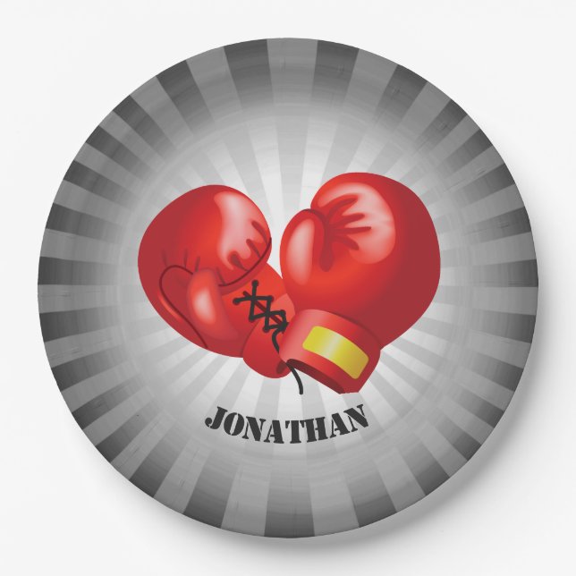 Prato De Papel Placa de Design de papel para luvas de in a box (Frente)