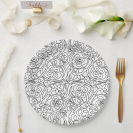 Prato De Papel Placa de papel