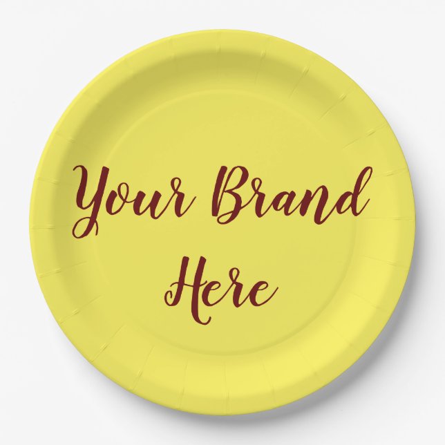 Prato De Papel Placa de papel (Frente)