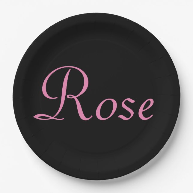 Prato De Papel Placa de papel (Frente)