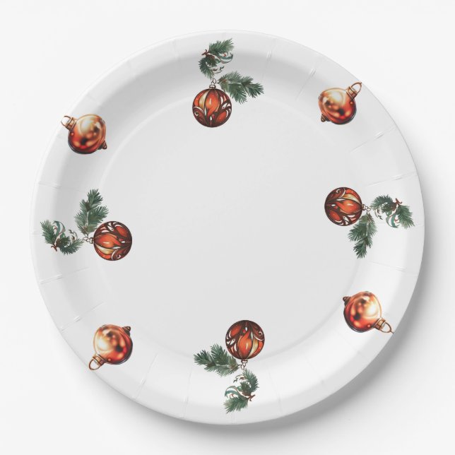 Prato De Papel Placa de papel (Frente)