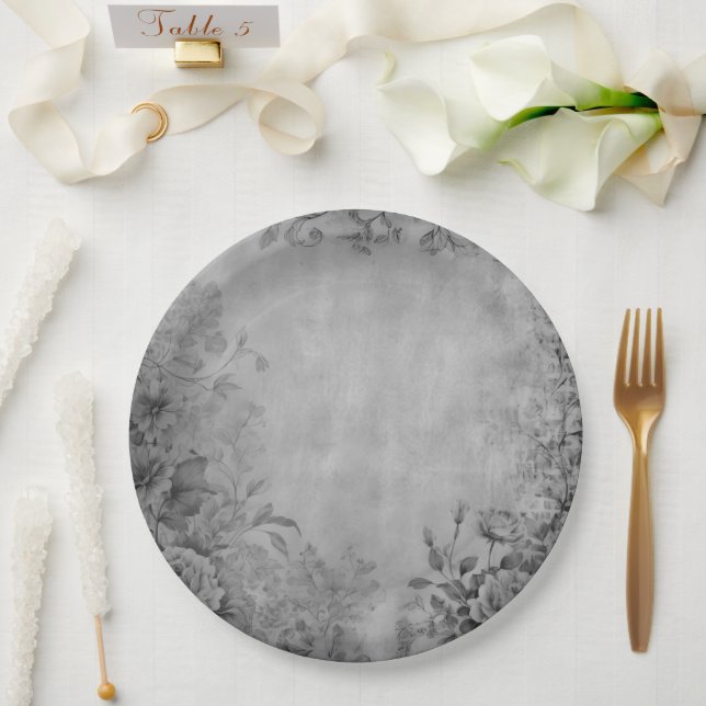 Prato De Papel Placa de papel (Casamento)