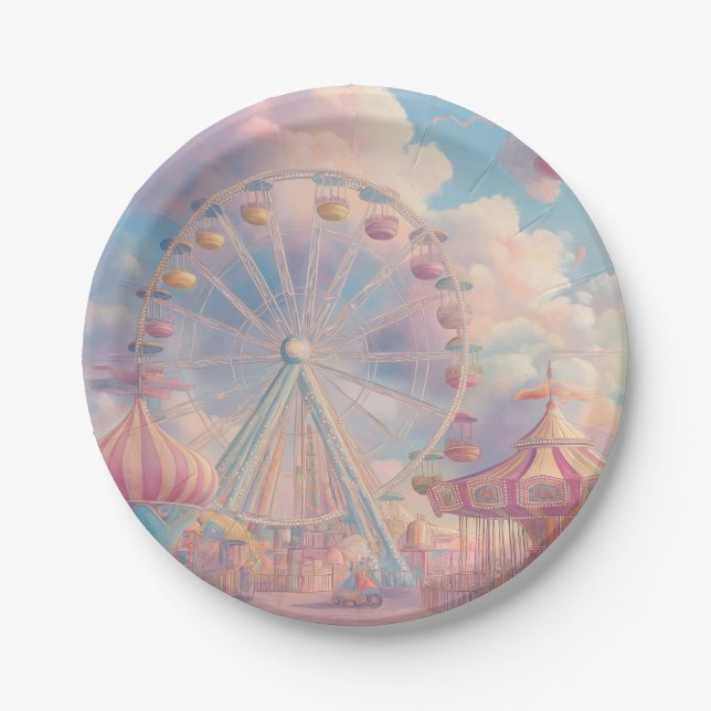 Prato De Papel Placa de papel (Frente)